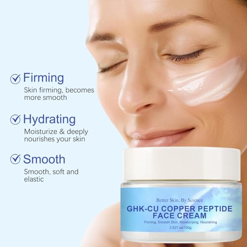  GHK-Cu Kupfer-Peptid-Gesichtscreme - Intensivstraffende & Glättende Antii-Aging-Creme Für Alle Hauttypen
| GHK-Cu Kupfe