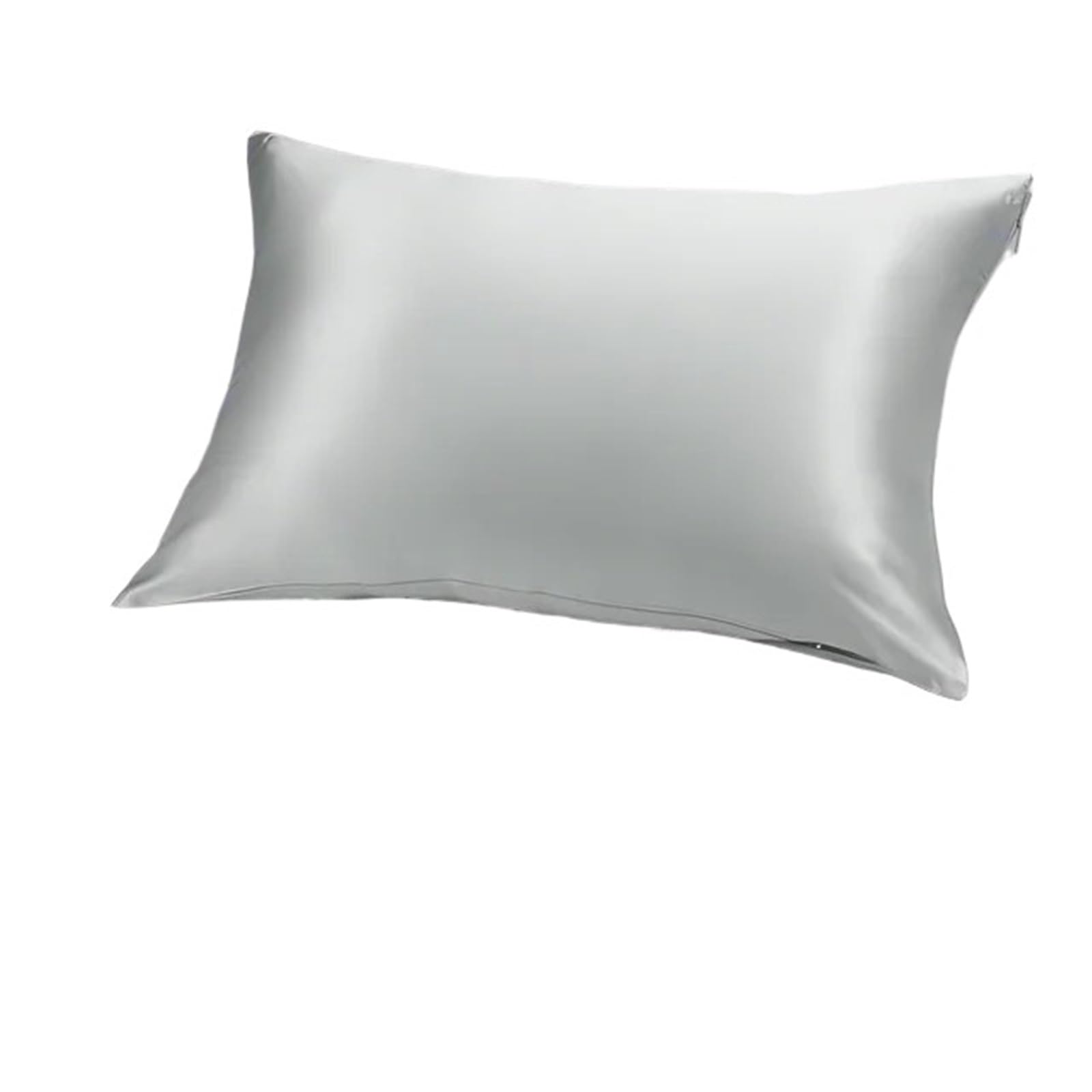 Mulberry Silk Pillowcase, Improve Sleep, Seat for Bedding(Light Grey,20x26inch)