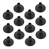 Toddmomy 12pcs Drum Accessories Set High Density Plastic Cymbal Sleeves for Noise Reduction Wear Prevention for Professional Performances Daily Practice Fits All Drum Kits