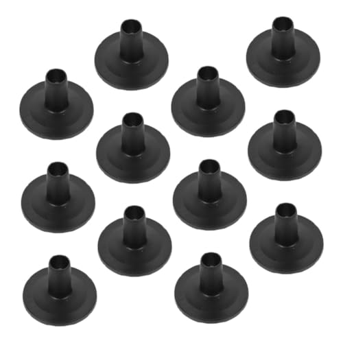 Toddmomy 12pcs Drum Accessories Set High Density Plastic Cymbal Sleeves for Noise Reduction Wear Prevention for Professional Performances Daily Practice Fits All Drum Kits