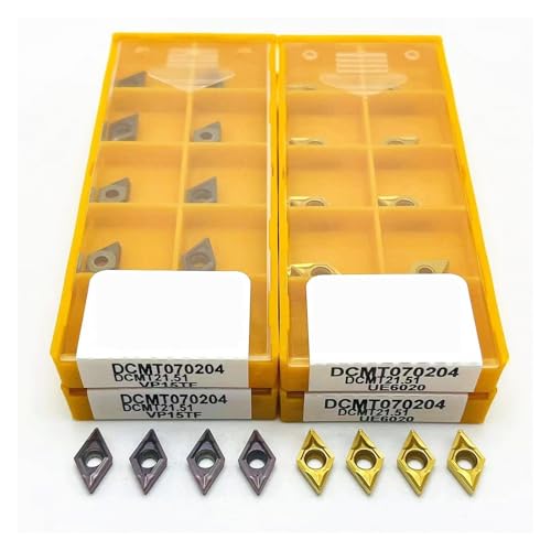 10PCS Carbide Turning Tools DCMT070204 VP15TF UE6020 US735 miniatura 6