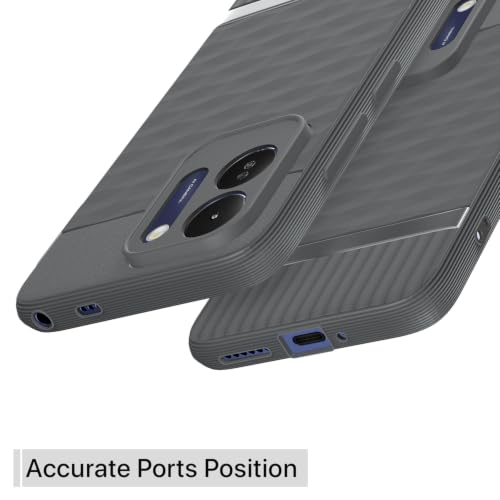 Image of Outlouders Back Cover for Poco M8x 5G | Full Camera Protection | TPU Soft Flexible Shockproof Bumper Case (Grey)