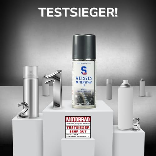 DR. WACK - Weißes Kettenspray 100 ml - Motorrad Kettenschmierstoff – Ansicht 3