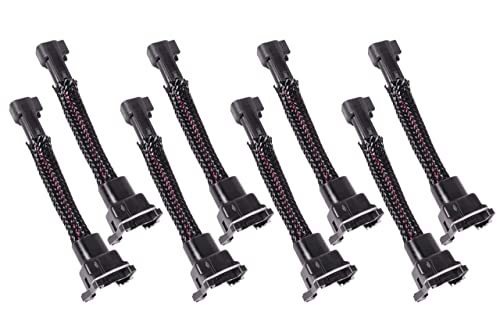 ICT Billet Wire Harness Adapter Compatible with LS1 Gen 3 USCAR EV6 Harness Jetronic EV1 Fuel Injector OEM Tooling, Connector, Lock, Seals, & Terminals WAINJ41 by ICT Billet - Used condition - US$54.64