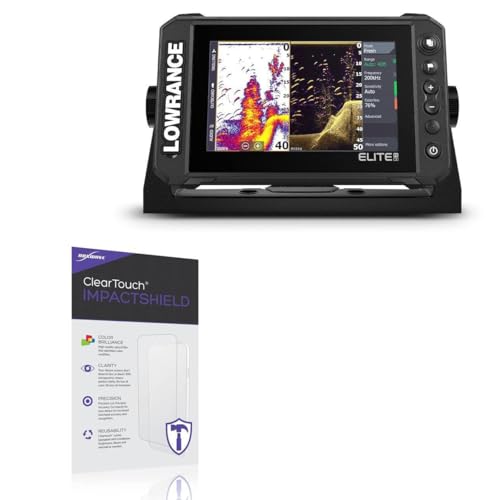 BoxWave Screen Protector Compatible with Lowrance Elite FS 7 - ClearTouch ImpactShield (2-Pack), Impenetrable Screen Protector Flexible Film