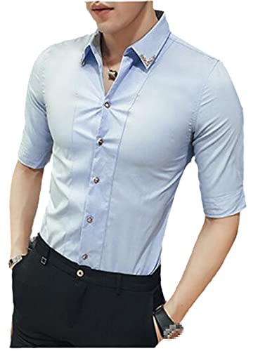 Chemise style chinois homme col montant pour vos soirées d'été