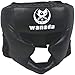 Boxeo Casco Protector Entrenamiento Adultos Competencia Protector de Cabeza Cerrado Tipo Artes Marciales Fitness Equipment Tocados Taekwondo Práctico Piel Sintética Karate (Negro) - Negro