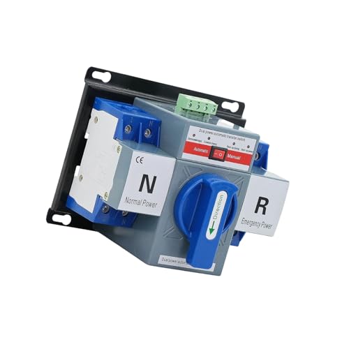 Interruptor ATS 63A de doble potencia para transferencia automática 2P y 4P