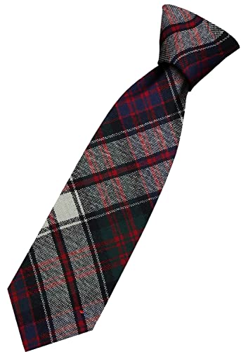 Cravate en Laine MacDonald Dress Tartan, tissée en Écosse pour un style élégant et authentique