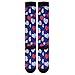 aidingzhi Fashion Navy Blue Heart Leopard calf long circulation socks for gym for men mujer 2 pair