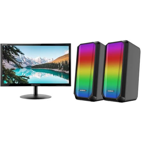 Image of ZEBRONICS Zeb-V19Hd 18.5 Inch (46.99 Cm) Led Monitor with Supporting Hdmi, Vga Input, Hd 1366 X 768