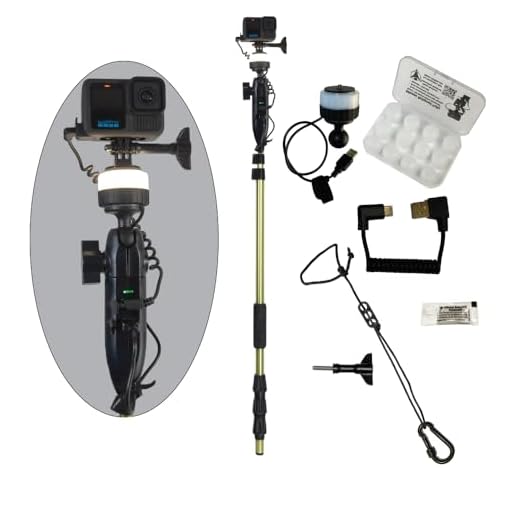 YOLOtek Veteran Owned - PS53 SuperBundle - GoPro Boat Mount & Constant Power - Go Pro Camera Bass Boat Accessories - for All Action Camera - Fishing Camera Power Pole (Pro Kit)