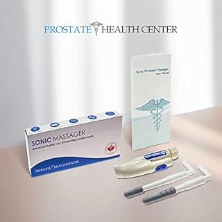 Sonic Prostate Massager by Prostate Health Center | Prostate Wellness Massager | Best Home Use Prostate Massage Device | BONUS: Prostate Massage Manual eBook by Harvard MD - Dr. Bazar