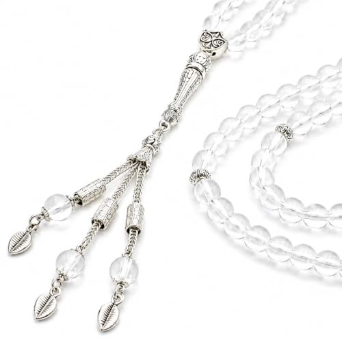 Image of Mandala Crafts Tasbih Muslim Prayer Beads 99 for Men & Women - Islamic Rosary Misbaha Tasbeeh Sibha - Zikr Dhikr Subha Beads for Ramadan Eid Gift