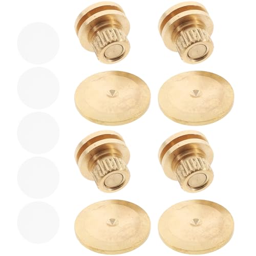 Soporte elegante Zerodeko de cobre dorado para desacoplar altavoces