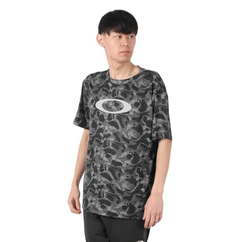 ENHANCE QDEVO SS TEE GRAPHIC 4.0 BLACK PRINT US M �T�C�Y (���{ L �T�C�Y����) FOA407574_00GM