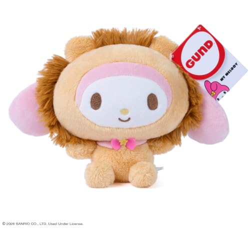 Image of GUND Sanrio My Melody Circus Lion 6-Inch Plush Toy for Ages 1+ | Promotes Exciting Character Roleplay, Early Sensory Discovery, and Creative Pop Culture Storytelling; Soft, Collectible Plush