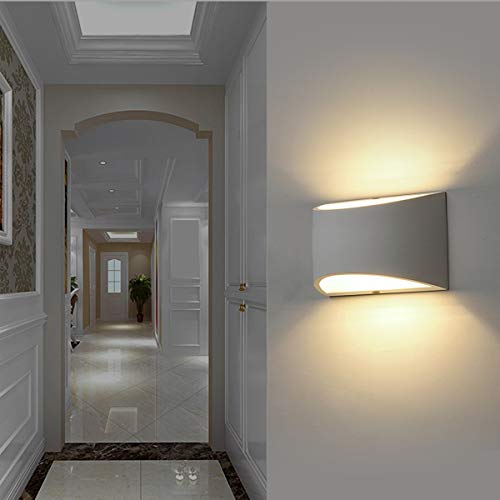 Changm Modern Led Wall Sconce Lighting Fixture Lamps 7W Warm White 2700K Up And Down Indoor Plaster Wall Lamps For Living Room Bedroom Hallway Home Room Decor(With G9 Bulbs Not Plug) #TOP3