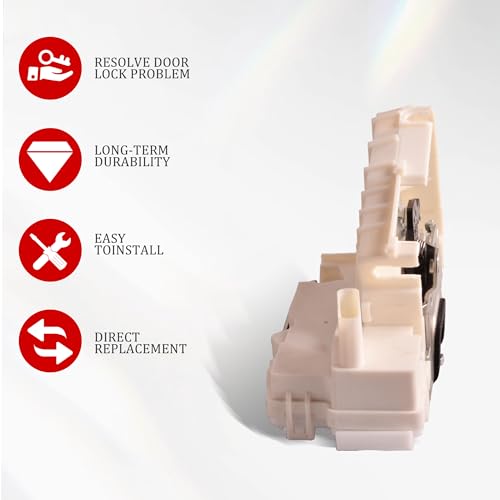 Image of Rear Left Door Lock Actuator Compatible for 2006-2013 Mercedes Benz W251 R350 GL450 ML350 Rear Driver Side Door Latch Replacement Without Child Safety Lock Replaces A1697302335