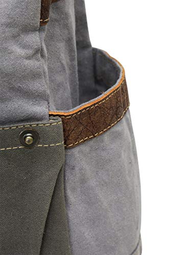 Myra Bags USA Journey Upcycled Canvas Shoulder Bag S-0735, Tan, Khaki, Brown, One_Size4