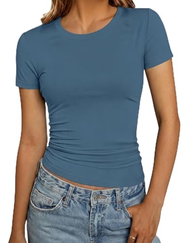 T-shirt col en V femme YOGINGO, le haut basique parfait pour vos journées d'été
