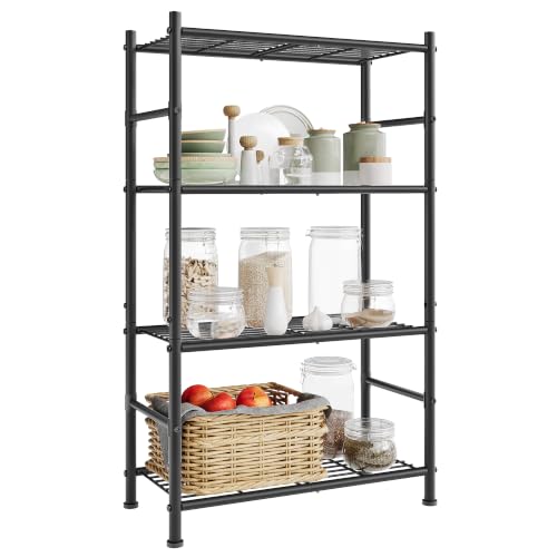 SONGMICS 4-Tier Storage Shelves, Steel Shelving Unit