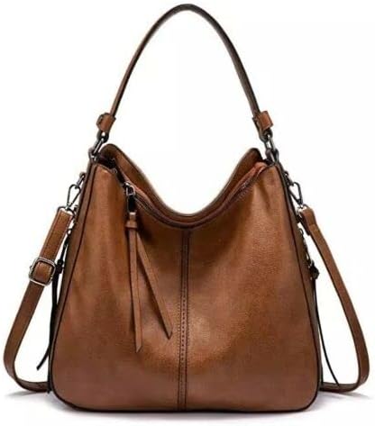 Bolsos de mano para mujer, grandes de diseño para mujer, bolso tipo hobo de piel sintética