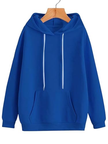 Image of Veirdo Cotton Fleece Regular Fit Hooded Sweatshirt Lastest Back Graphic Printed Winter Hoodies for Men (Available Colors: Marine Green, Marshmellow, Black, SOYA Bean, Orange & Blue)