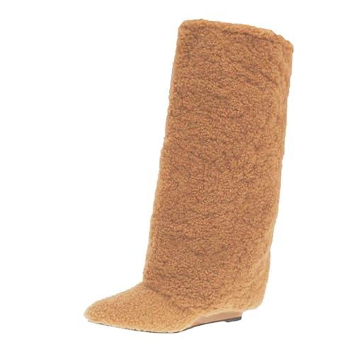 Bottes tendance en daim souple avec sangle de cheville unique