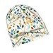 GVGOAGL Bright Colorful Fashion Leaves Beanie for Women Men, Warm Soft Stretch Knitted Beanies Hat Lightweight Casual Slouchy Chemo Cap Cancer Headwear Gifts