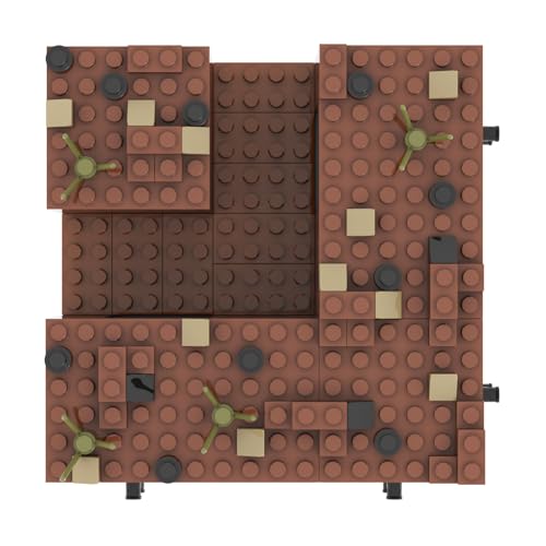 Image of WW2 Weapons Depot Military Building Block Set (252 Pieces) Build Different Combat Military Buildings