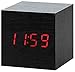 Produktbild Clock Netter Wecker Hübscher Led Holz Netter Wecker-Uhr-Tabelle Voice Control Exquisite Digital-Holz Netter Wecker Elektronischer Schreibtisch und Tisch USB Powered Tischdekoration
