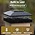Solar Post Cap Lights Outdoor 16pack, Black Waterproof Solar Powered Deck Fence Post Lights Fit 4x4 Wood/Vinyl Posts, Bright Warm White Solar Post Lights Decorate Deck, Patio, Porch, Fence