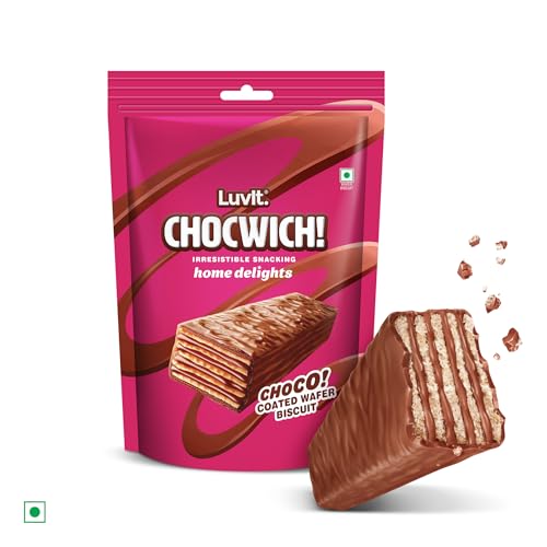 Image of LuvIt Chocwich Chocolate Wafer | Crunchy & Delicious | Gift Combo | Pack of 2-400g Each