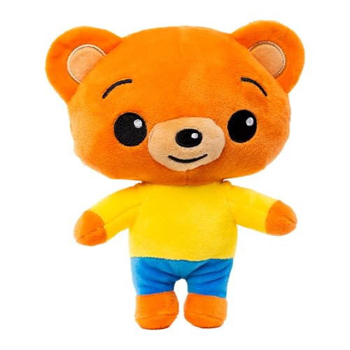 BANDAI - The Clown Plim Plim, Musical Plush Bam Bam 20 cm, Multi-Coloured Model PL85024, Toy with Phrases of The Series and Cheers Children