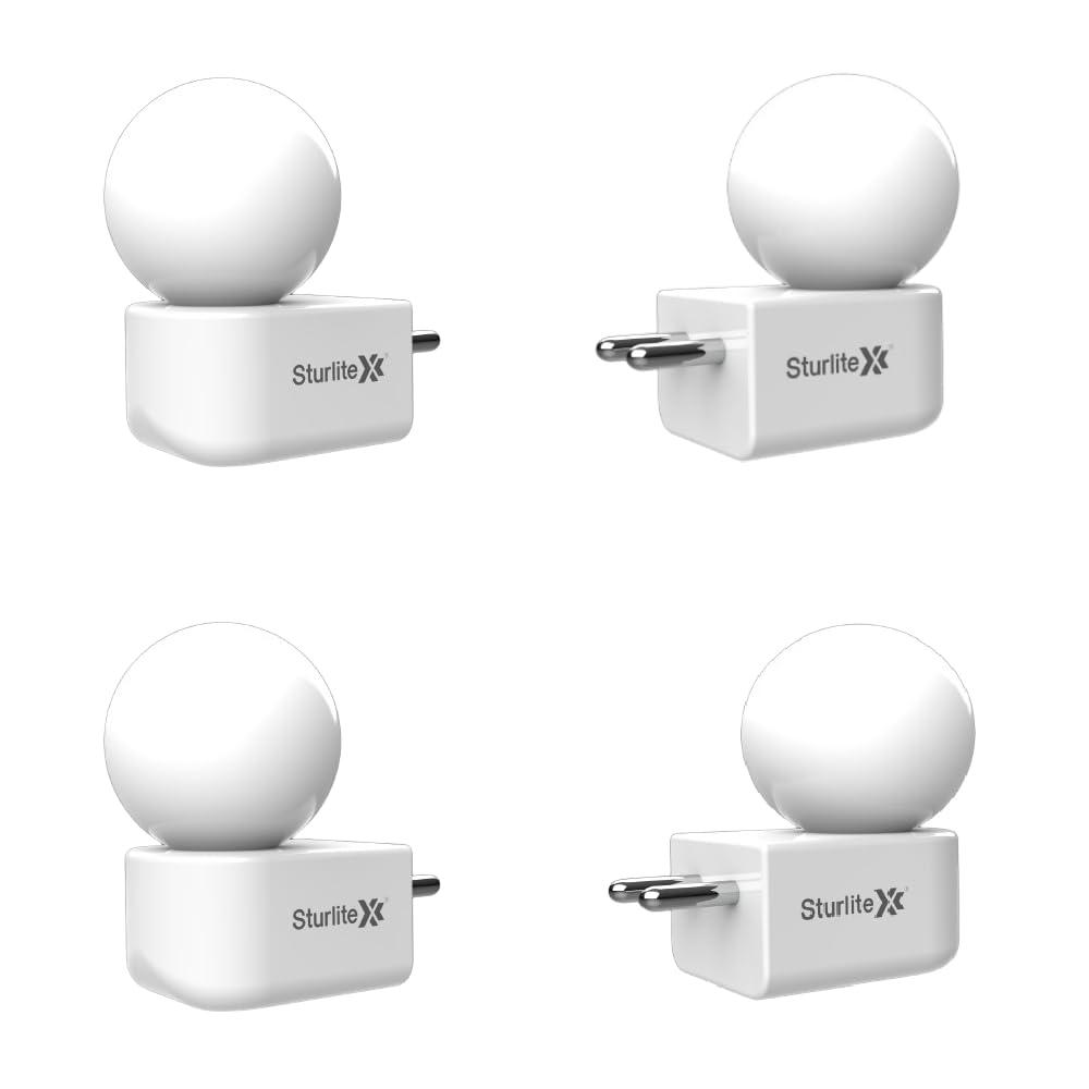 Sturlite Pod Plug & Play 0.5W LED Bulb| 6500K Cool White Color Temperature| Classic Design With CRI Technology| BIS and BEE Approved| B22 Base Energy Efficient Dream Light - (Pack of 4)-image-42