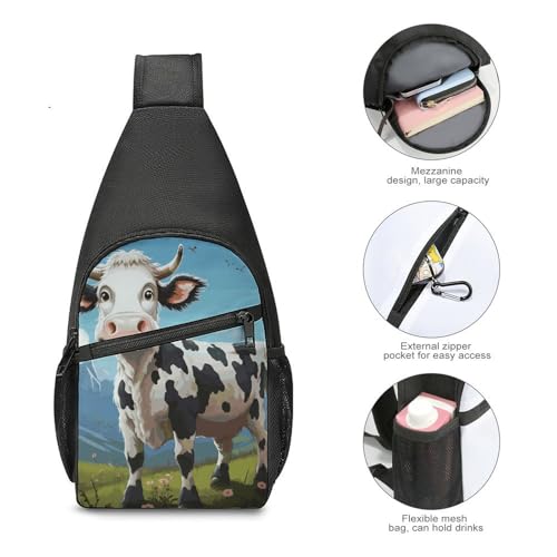 Bolso cruzado casual para viaje y senderismo unisex miniatura 5
