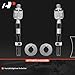 A-Premium 2 x Front Inner Tie Rod Ends, Compatible with Hyundai Sonata 2009-2015