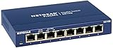 NETGEAR 8-Port Gigabit Ethernet Unmanaged Switch, Sturdy Metal, Desktop, Plug-and-Play, ProSAFE...