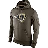  HS-ATI NICE Rugby Hoodie Jerseys- Los Angeles Rams Hoodies American Football Pullover Rugby Trainingsanzug Trikots Coat Geschenke Für Teen Männer,XL:175~180CM