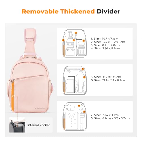 Bolso pequeño para cámara K&F CONCEPT, tipo bandolera miniatura 2