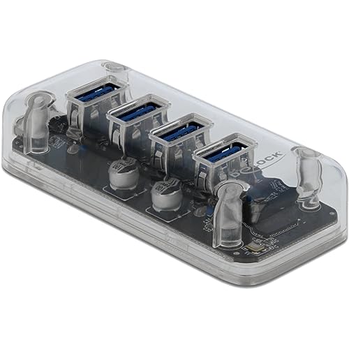 Delock Hub Externe USB 3.0 4 Ports - vue 2
