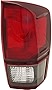 KarParts360: For Toyota Tacoma Tail Light Assembly 2016 2017 2018 2019 Passenger Side | Black Housing | Red Lens | CAPA Certified | TO2801203
