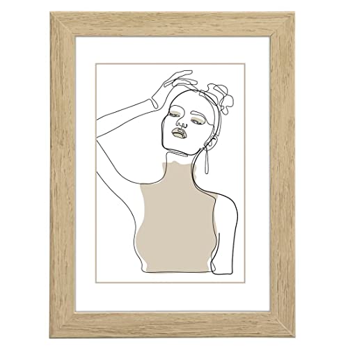 Cadre photo en bois Hama Copenhague chêne 20 x 30 cm évite la poussière