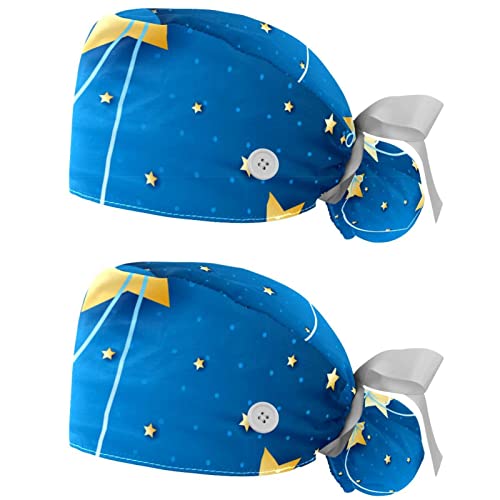 Chapeaux de travail JDEZ anti transpirants pour cheveux longs casquette bouffante