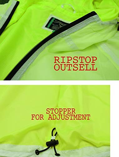 Image of Screenshotbrand Lightweight Hooded Water Resistant Windbreaker - Zip-up Fashion Map Print Rain Jacket