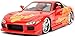 Jada Toys Fast & Furious 1:24 Orange JLS Mazda RX-7 Die-cast Car, Toys for Kids and Adults (30747)