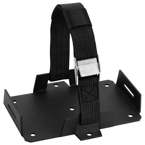 Wyckoff Small Battery Tray Fit 12V-6V / 6AH 7AH 8AH 9AH 12AH 15AH Batteries and More Adjustable Hold-Down Strap Battery Mount Compatible with Boats Kayaks Motorcycles ATVs Generators Jetskis