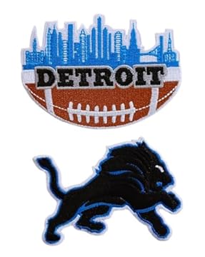 detroit lions embroidery design