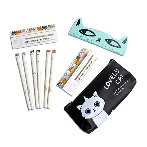 Gato lindo papelería para niñas